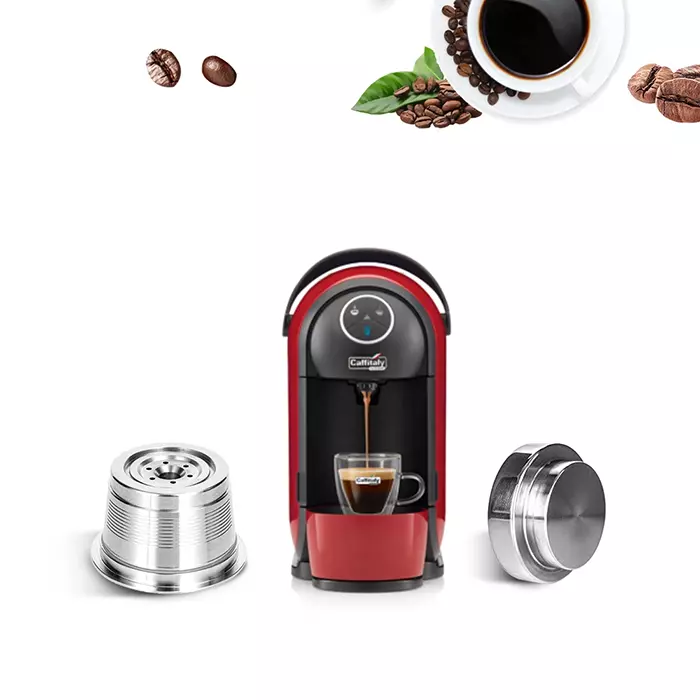 Comprar [i Cafilas][QW01] Máquina de café con cápsulas de café recargables,  cápsulas reutilizables, cafetera Espresso Crema para sistema Philips Senseo